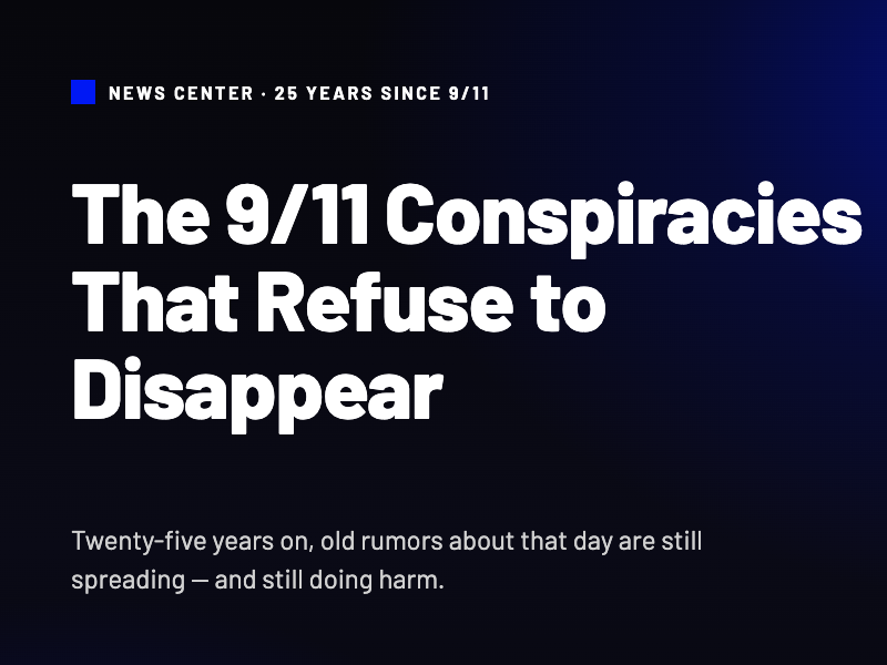 The 9/11 conspiracies that refuse to disappear